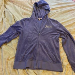 juicy couture velour zip up